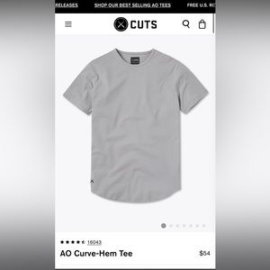 Cuts Clothing Curve-Hem Large 🔘